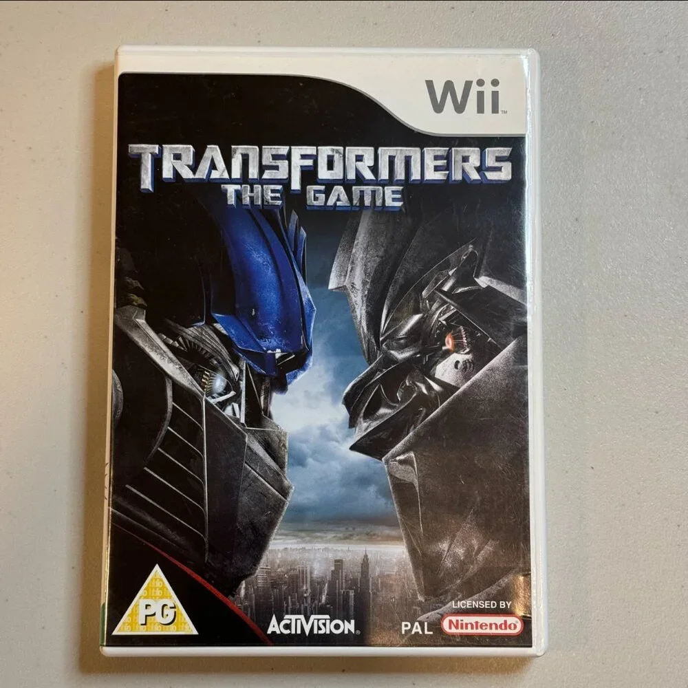 Transformers The Game For Nintendo Wii PAL Version EUR Case, Disc Only Fast Ship